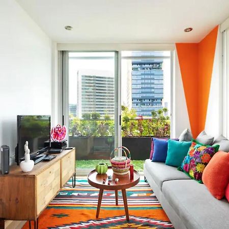 Departamento Mexicano En Polanco. Pool - Gym - Parking Kota Meksiko Bagian luar foto