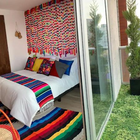 Departamento Mexicano En Polanco. Pool - Gym - Parking Kota Meksiko Bagian luar foto