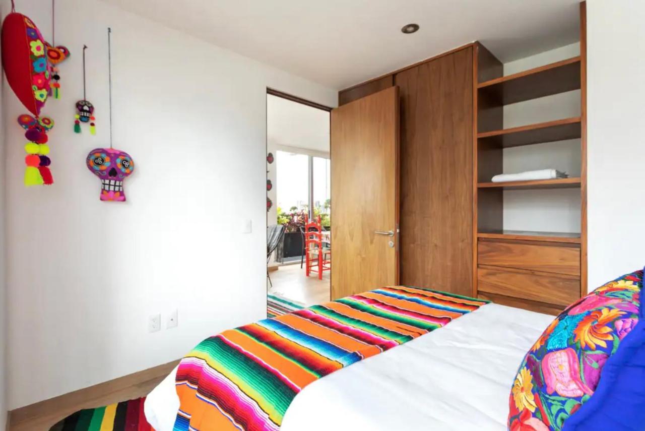 Departamento Mexicano En Polanco. Pool - Gym - Parking Kota Meksiko Bagian luar foto