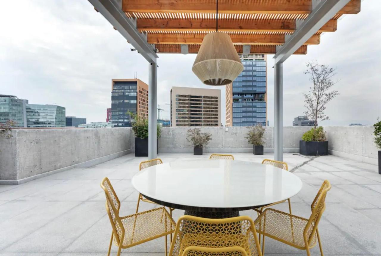 Departamento Mexicano En Polanco. Pool - Gym - Parking Kota Meksiko Bagian luar foto