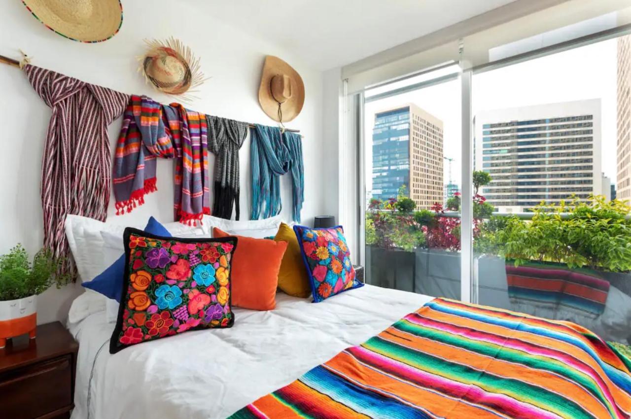 Departamento Mexicano En Polanco. Pool - Gym - Parking Kota Meksiko Bagian luar foto